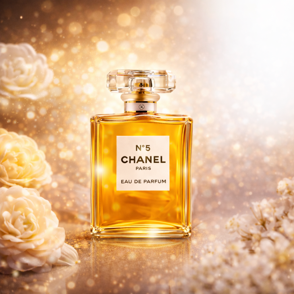 Conjunto de 5 Perfumes – Chanel Nº5, Valentino Uomo, Yves Saint Laurent Libre, Scandal Pour Homme e Dior Homme Intense [100 ml cada um]